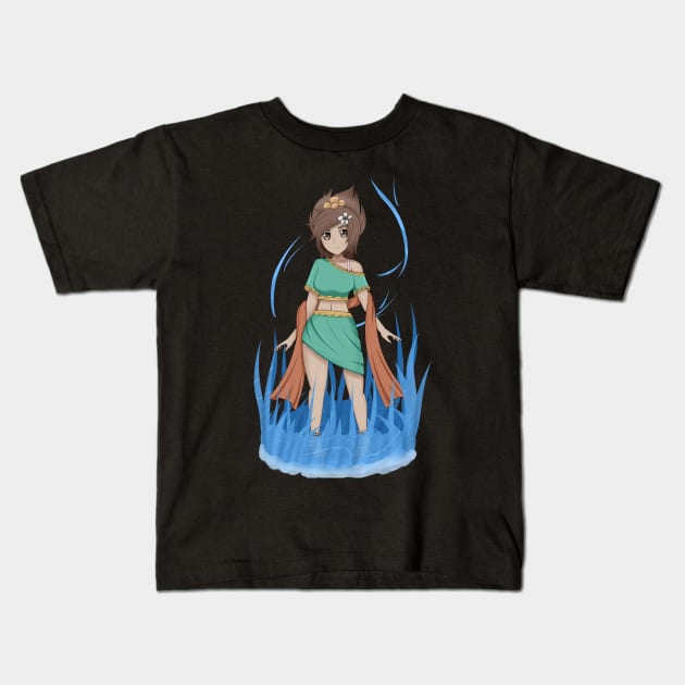 Summer Dress Taliyah Kids T-Shirt by Ghosyboid